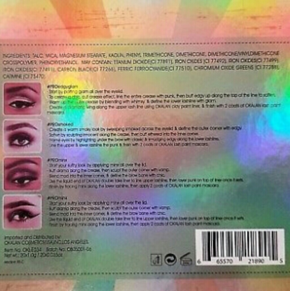 🌋OKALAN Amazonian Natural Color palette BNIB - Picture 5 of 6